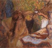 Woman at her toilette Edgar Degas